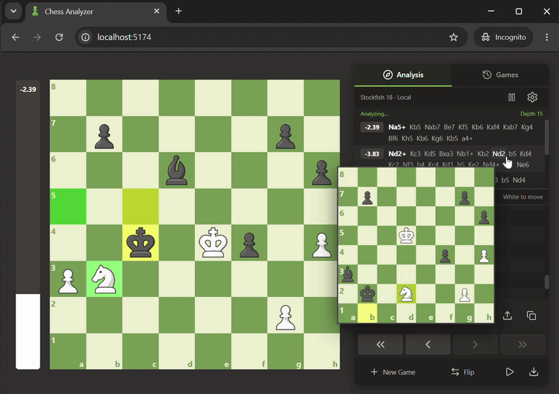 Chess Analyzer: application screenshot 1